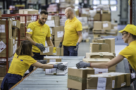 国际快递，电池包装