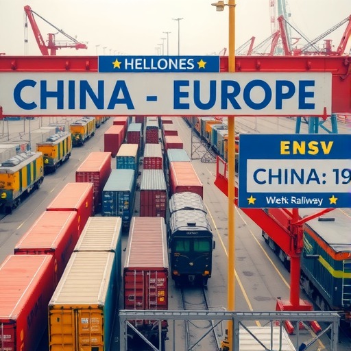 中国*大陆路口岸进出境中欧班列突破1万列(图1)