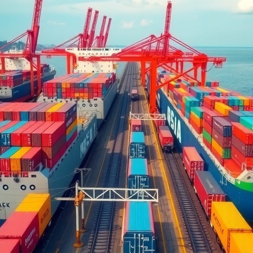 大连港2017年集装箱海铁联运量41.2万标箱(图1)