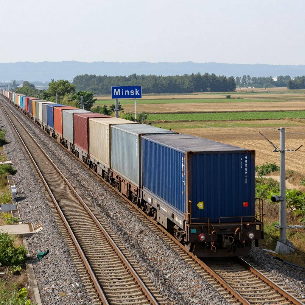 中远海运集运“赣州至欧洲明斯克”国际直达班列**(图1)