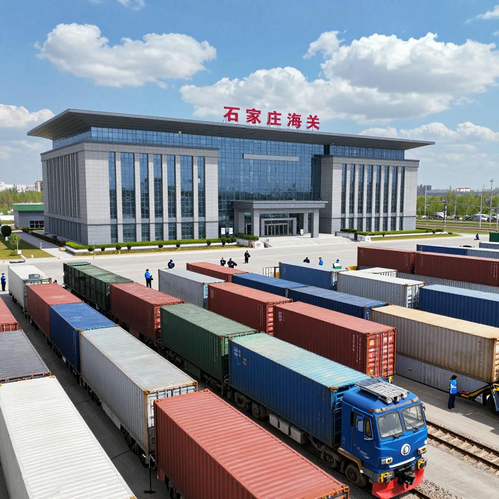 河北石家庄鹿泉海关一季度监管中欧班列42列(图1)