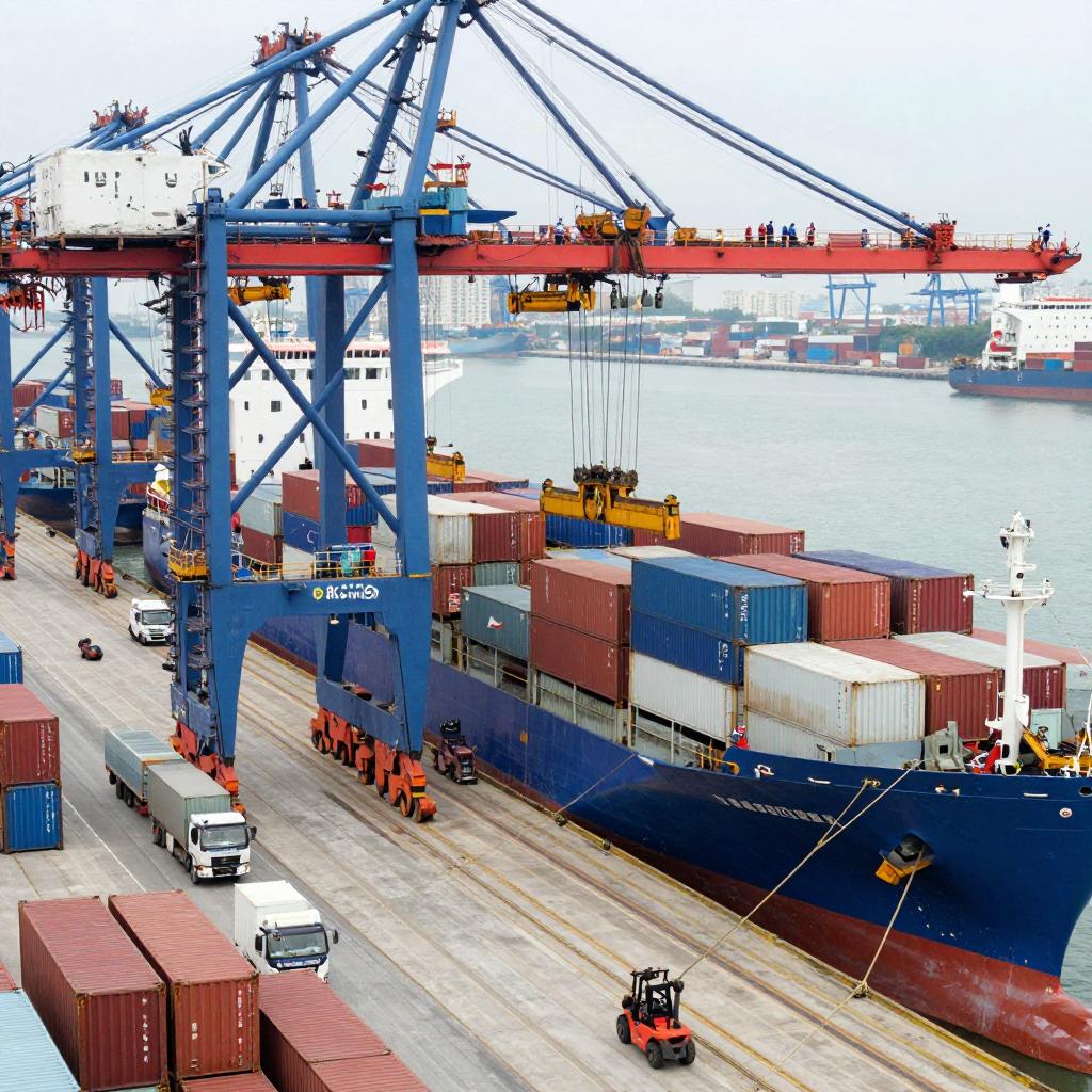 湛江海安新港恢复通航 三大港口可满负荷运转(图1) 湛江海安新港恢复通航 三大港口可满负荷运转(图1)