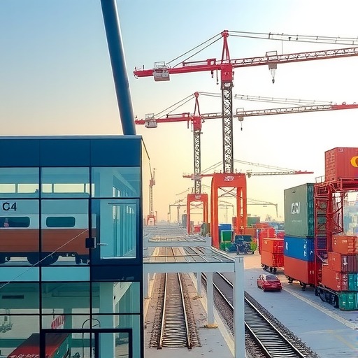 郑州中欧班列集结调度指挥中心开建(图1)