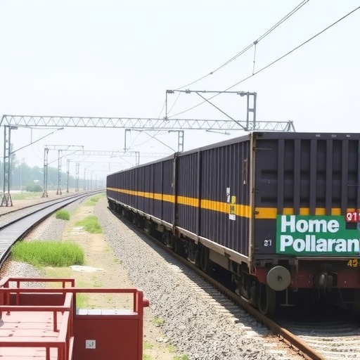 我省开行首列中欧班列“家电专列”(图1)