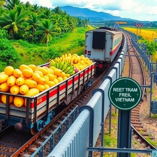 中越国际铁路开行冷链列车 助东南亚水果销往中国(图1)