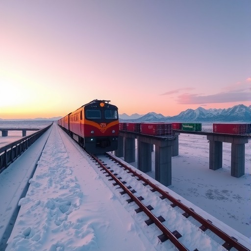 中欧班列（俄罗斯克拉斯诺亚尔斯克到满洲里）(图1)