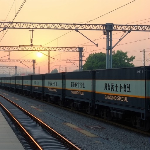 成都直达德国杜伊斯堡 中欧班列（成渝）号长虹专列发车(图1)