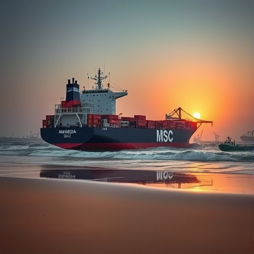 吉达港突发：MSC船舶搁浅，GPS干扰或是幕后黑手 （国际海运新闻资讯）(图2)