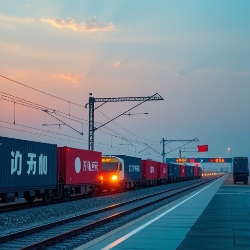 首列粤港澳大湾区国际班列从凭祥出境 前4月凭祥中欧班列累计开行188列(图1)