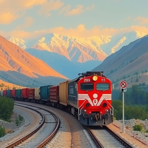 天马号中欧班列武威到塔什干中亚班列开行常态化(图1)