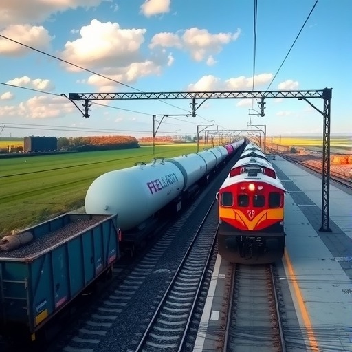 载有化肥的中欧班列从白俄罗斯索利戈尔斯克驶往武汉(图1)