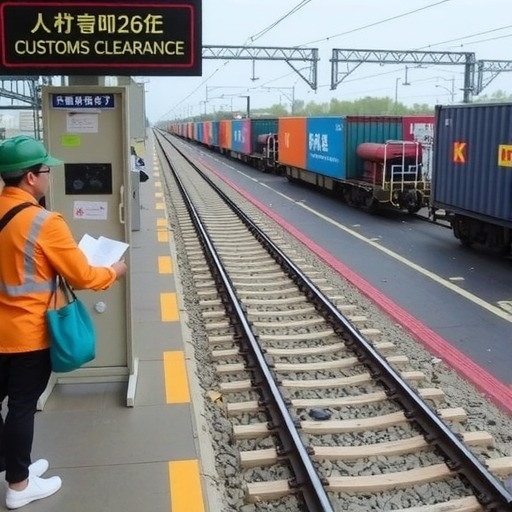 北京开行首趟在京报关方式通关的中欧班列 实现就近报关(图1)