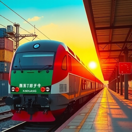 中欧班列（新乡号）图定班列首 发(图1)