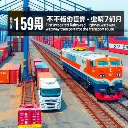 广州首趟“铁路-公路-水路”跨境联运中欧班列贯通(图1)