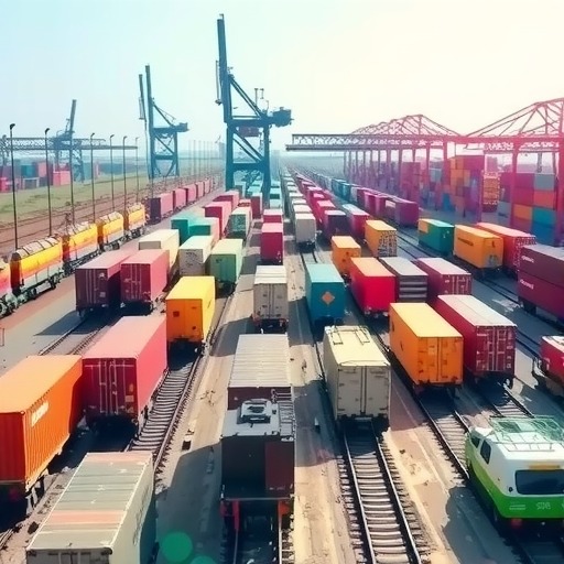 1—4月霍尔果斯口岸中欧(中亚)班列已达2485列增长14.8%(图1)