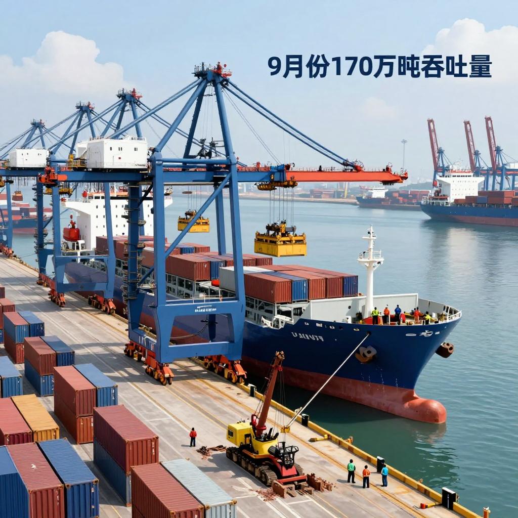 北部湾港前九月完成货物吞吐量1.7万吨 拟近9亿收购关联方资产扩宽港口业务(图1)