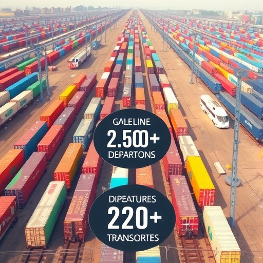 济南中欧班列累计开行突破2500列 运输货物超220万吨(图1)