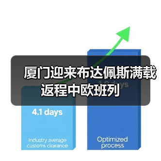 厦门迎来布达佩斯满载返程中欧班列（图3）
