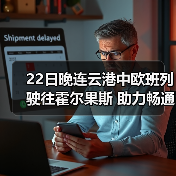 22日晚连云港中欧班列驶往霍尔果斯 助力畅通双循环（图4）
