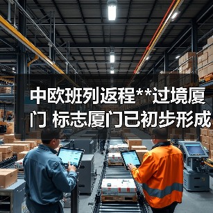 中欧班列返程**过境厦门 标志厦门已初步形成海铁联运新通道（图4）