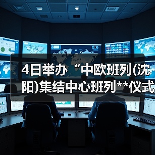4日举办“中欧班列(沈阳)集结中心班列**仪式”（图3）