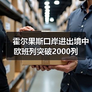 霍尔果斯口岸进出境中欧班列突破2000列（图3）
