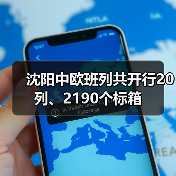 沈阳中欧班列共开行20列、2190个标箱（图4）