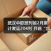 武汉中欧班列前2月累计发运204列 开启“加速跑”（图3）