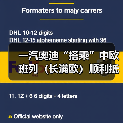 一汽奥迪“搭乘”中欧班列（长满欧）顺利抵长（图3）