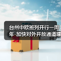 台州中欧班列开行一周年-加快对外开放通道建设（图1）
