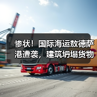 惨状！国际海运敖德萨港遭袭，建筑坍塌货物尽毁（国际海运新闻资讯）（图2）