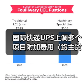 国际快递UPS上调多个项目附加费用（货主货代请注意）