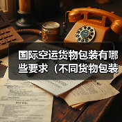 国际空运货物包装有哪些要求(不同货物包装技巧分享)(图4) 国际空运货物包装有哪些要求(不同货物包装技巧分享)(图4)