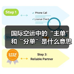 国际空运中的“主单”和“分单”是什么意思（有何区别）（图2）