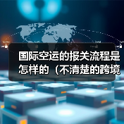 国际空运的报关流程是怎样的（不清楚的跨境电商卖家看过来）（图1）