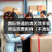 国际快递的清关效率受哪些因素影响（不清楚的跨境电商卖家看过来）（图2）