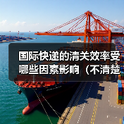 国际快递的清关效率受哪些因素影响（不清楚的跨境电商卖家看过来）（图4）