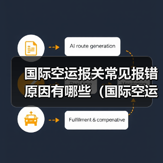 国际空运报关常见报错原因有哪些（国际空运干货知识分享）（图3）