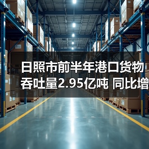 日照市前半年港口货物吞吐量2.95亿吨 同比增长5.59%（图3）