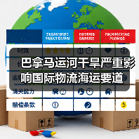 巴拿马运河干旱严重影响国际物流海运要道