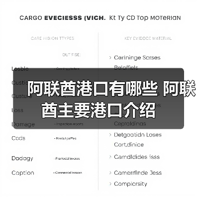 阿联酋港口有哪些 阿联酋主要港口介绍