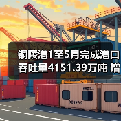 铜陵港1至5月完成港口吞吐量4151.39万吨 增长10.67%（图4）