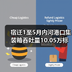 宿迁1至5月内河港口集装箱吞吐量10.05万标箱 增长68.86%（图3）