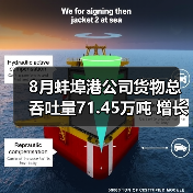 8月蚌埠港公司货物总吞吐量71.45万吨 增长76.41%（图2）
