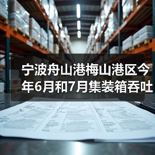 宁波舟山港梅山港区今年6月和7月集装箱吞吐量均超90万标箱(图3) 宁波舟山港梅山港区今年6月和7月集装箱吞吐量均超90万标箱(图3)