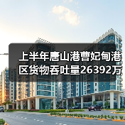 上半年唐山港曹妃甸港区货物吞吐量26392万吨 增长12.47％（图2）