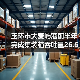 玉环市大麦屿港前半年完成集装箱吞吐量26.6万标箱 增长46.28%(图3) 玉环市大麦屿港前半年完成集装箱吞吐量26.6万标箱 增长46.28%(图3)