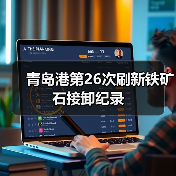 青岛港第26次刷新铁矿石接卸纪录（图2）
