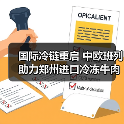 国际冷链重启 中欧班列助力郑州进口冷冻牛肉贸易增长(图2) 国际冷链重启 中欧班列助力郑州进口冷冻牛肉贸易增长(图2)