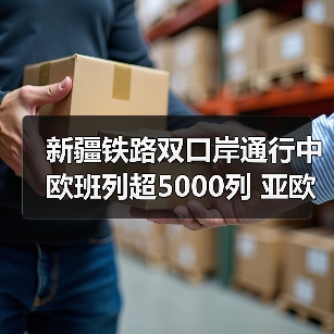 新疆铁路双口岸通行中欧班列超5000列 亚欧黄金通道作用凸显(图2) 新疆铁路双口岸通行中欧班列超5000列 亚欧黄金通道作用凸显(图2)